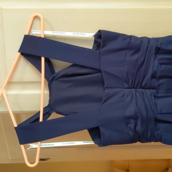 Blue David's Bridal dress size 2 - Picture 5 of 8